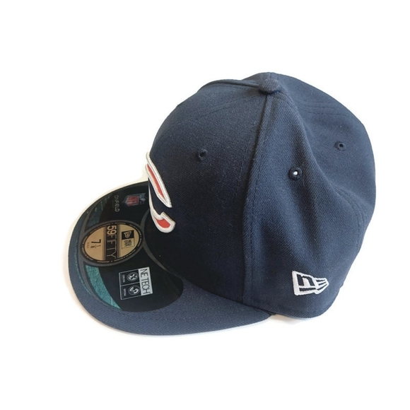 59Fifty New Era NFL Chicago Bears Fitted Hat Cap On Field Headwear Size 7 1/8 - Picture 5 of 7